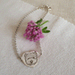 Bracciale cane personalizzato ritratto - Bracciale con catena e ciondolo cuore