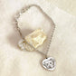 bracciale catena cuore inciso cane