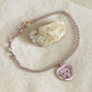 bracciale catena cuore oro rosa