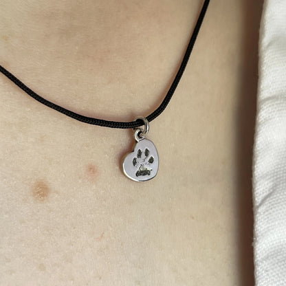 charm mini con cuore e zampa