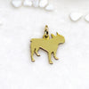 ciondolo bulldog argento o ottone completo di cordino