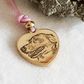 Collana personalizzata ritratto animale - Cordino cuore donna