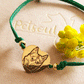 Bracciale cordino cuore donna