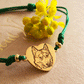 Bracciale cordino cuore donna