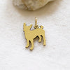 ciondolo cane argento o ottone - charm cane per collana