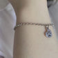 charm mini cuore zampa con catena