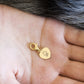 charm con moschettone e cuore appeso personalizzato con la zampa del tuo gatto